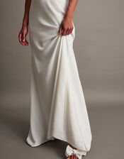 Nancy Bardot Bridal Maxi Dress, Ivory (IVORY), large