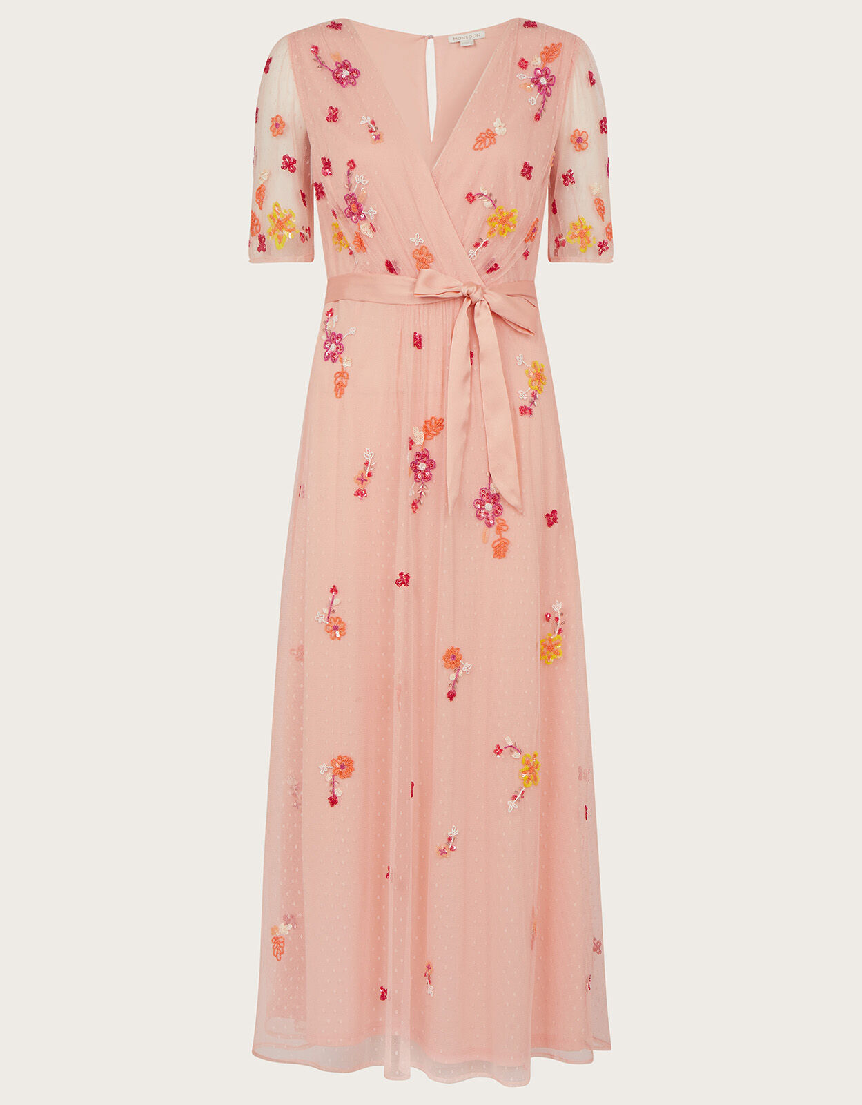 Monsoon orange sales lace dress