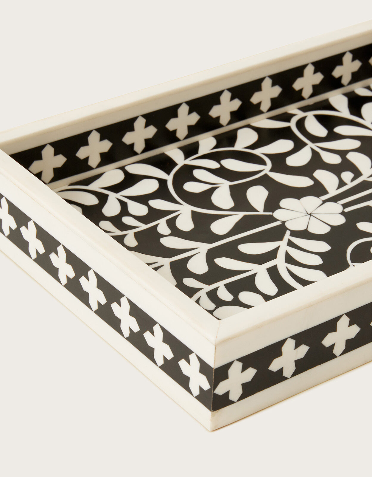 Floral Rectangle Tray