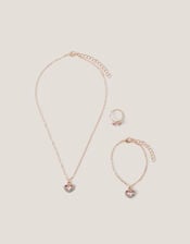 Jewel Heart Jewellery Set, , large