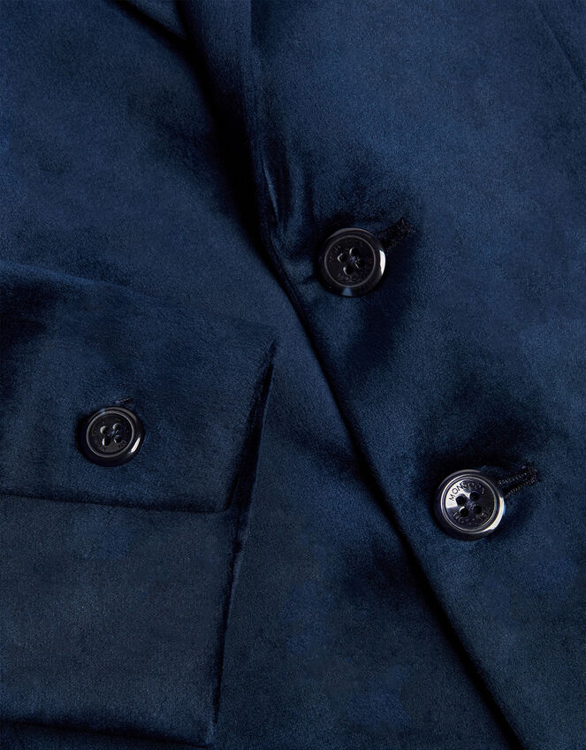 Velvet Smart Blazer, Blue (NAVY), large