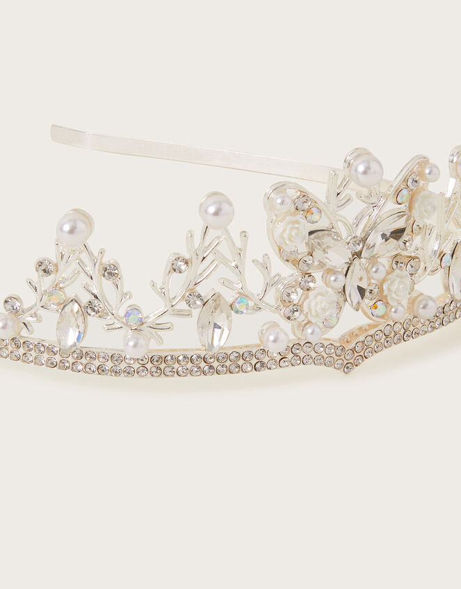 Darla Diamante Butterfly Tiara, , large
