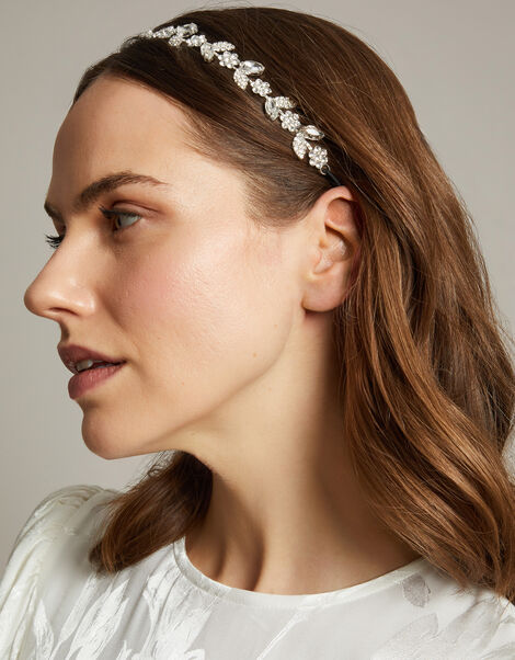 Embellished Wire Flower Crown, , large