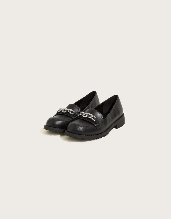 Chain Loafers, Black (BLACK), large