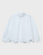 East Layla Floral Print Shirt, White (WHITE), large