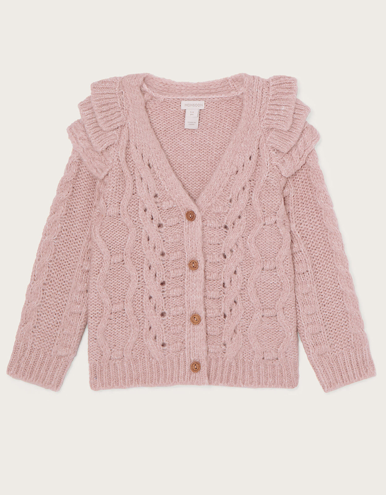 Pink v neck cardigan best sale