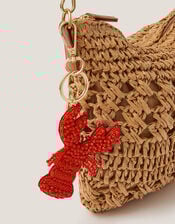 Beaded Lobster Bag Charm, , large