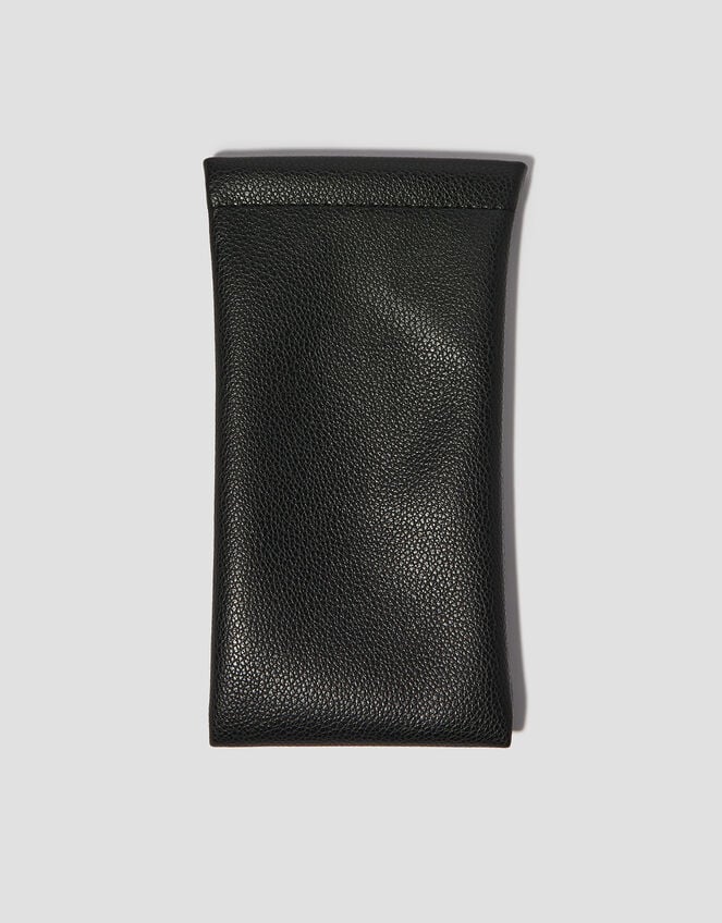 Soft Sunglasses Pouch, Black (BLACK), large