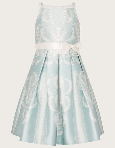 Madeline Duchess Dress, Blue (BLUE), large