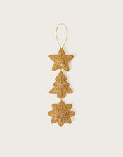 Christmas Beaded Hanging Decoration, , large