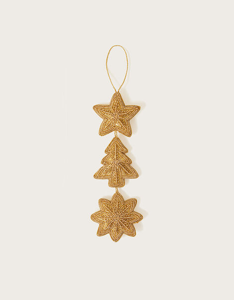 Christmas Beaded Hanging Decoration, , large