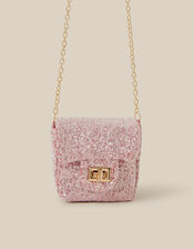Mini Sequin Embellished Twist Lock Bag, , large