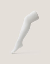 Baby Diamond Butterfly Tights, Ivory (IVORY), large