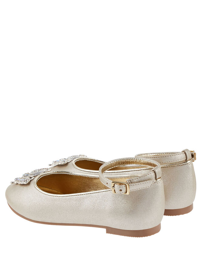 Butterfly Ballerina Flats , Gold (GOLD), large