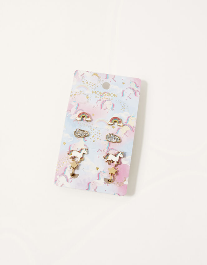 Stardust Unicorn Clip-On Earring Multipack, , large
