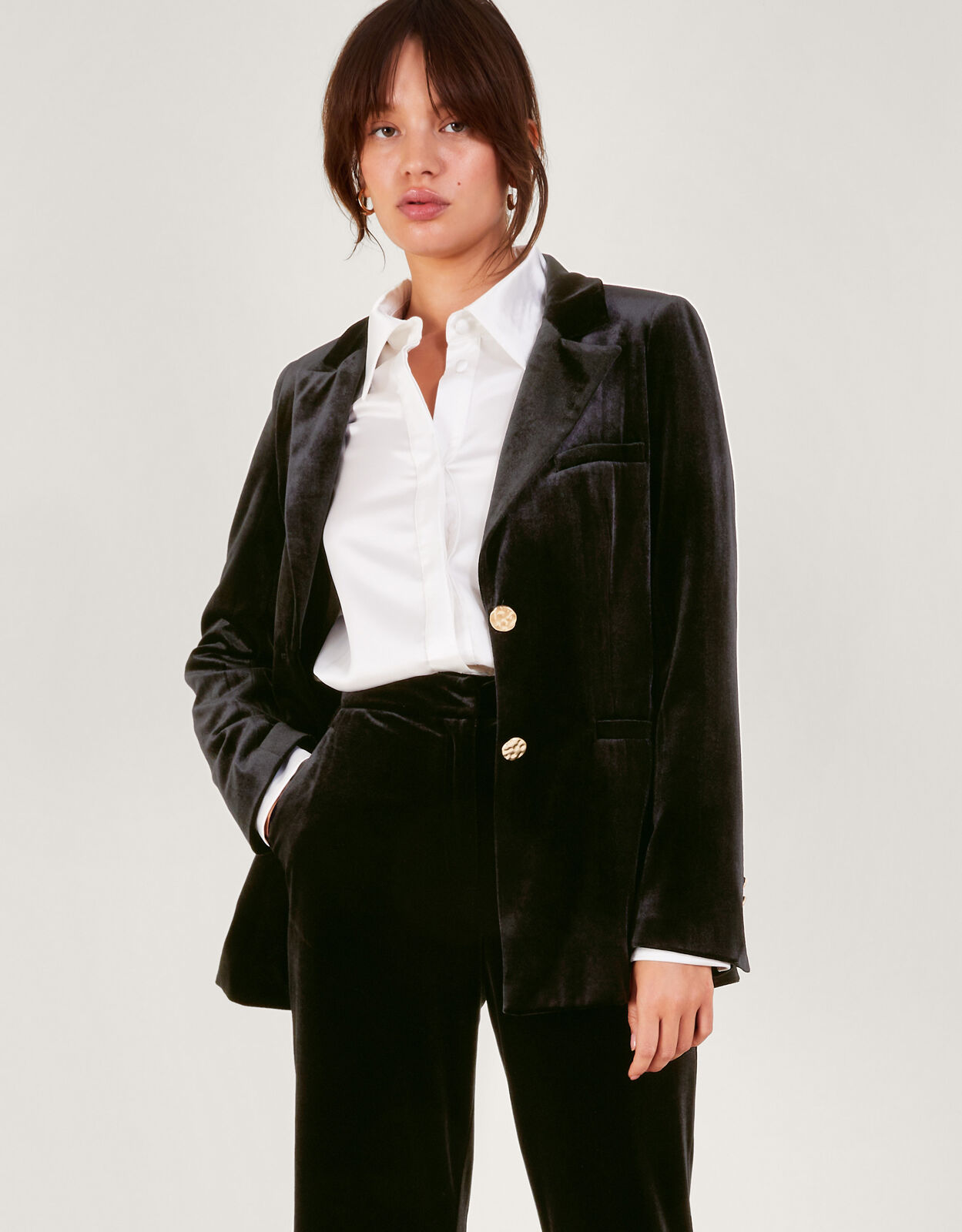 Monsoon louise velvet jacket on sale