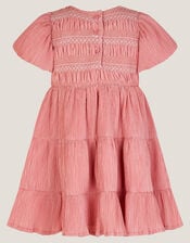 Baby Smocked Puff Sleeve Dress, Pink (PINK), large