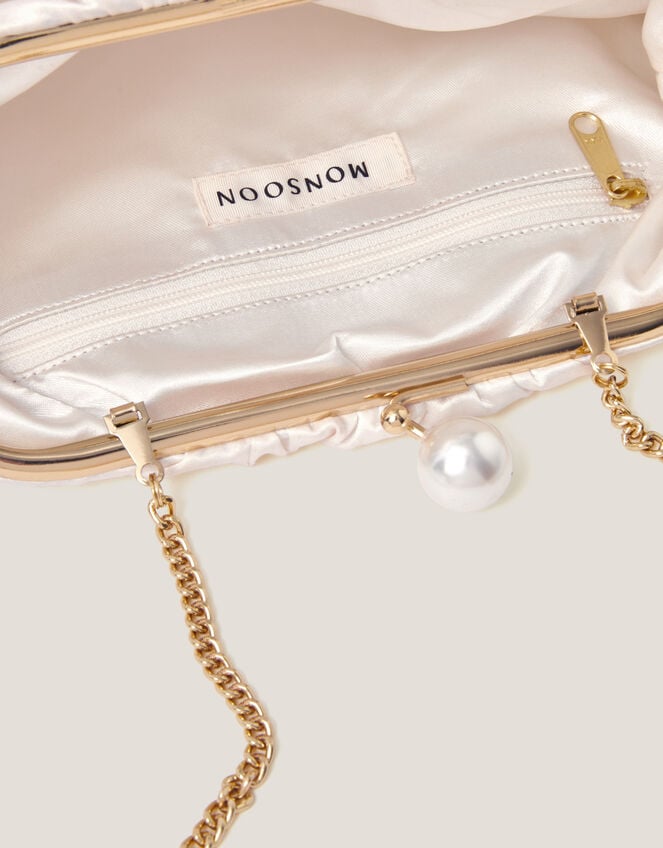 Suvi Flower Embellished Clutch Bag, , large