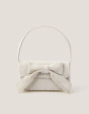 Ayla Beaded Bow Bag, , large