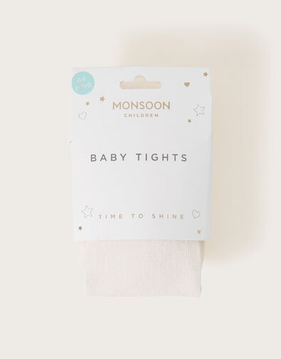 Baby Frosted Tights Ivory, Ivory (IVORY), large