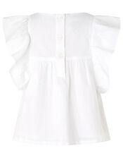 Baby Sammy Set in Pure Cotton, Ivory (IVORY), large