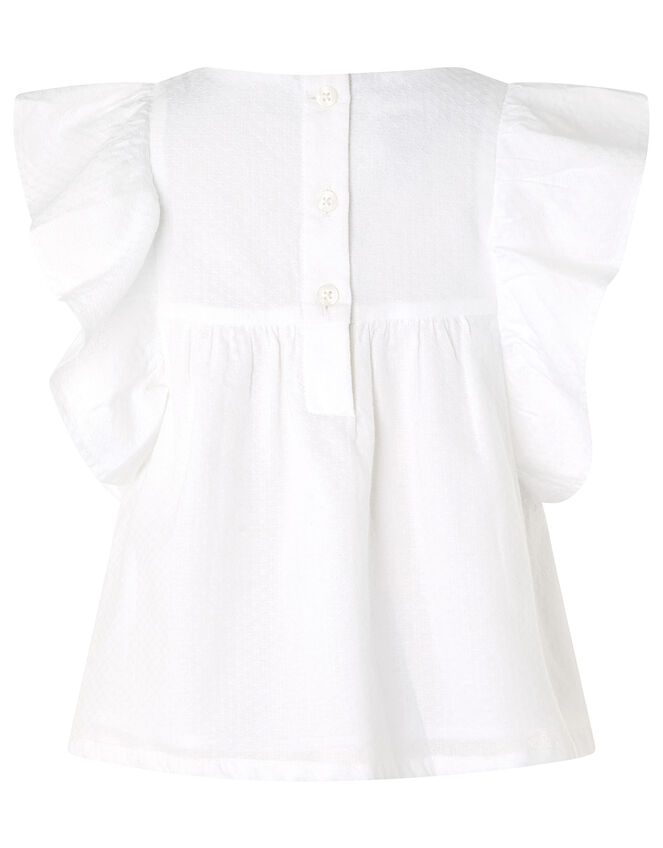 Baby Sammy Set in Pure Cotton, Ivory (IVORY), large