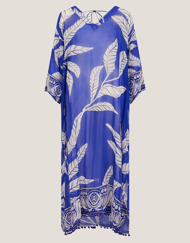 Eden Leaf Print Kaftan, , large
