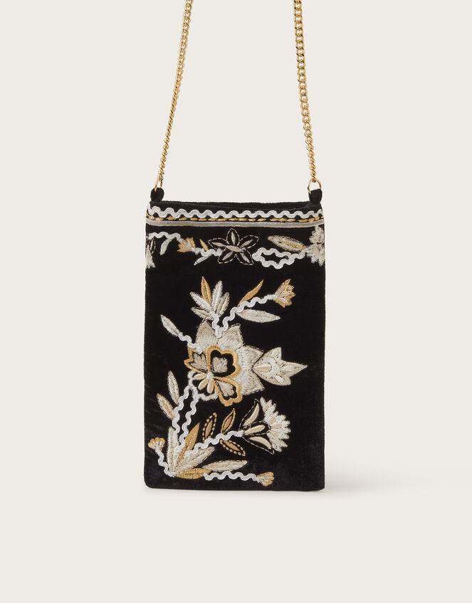 Phoebe Embroidered Phone Bag Bags Purses Monsoon