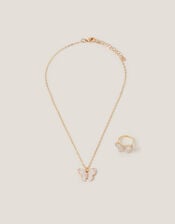 Sparkly Butterfly Jewellery Set, , large