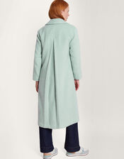 Jenny Brushed Wool Smart Coat with Recycled Polyester, Green (MINT), large