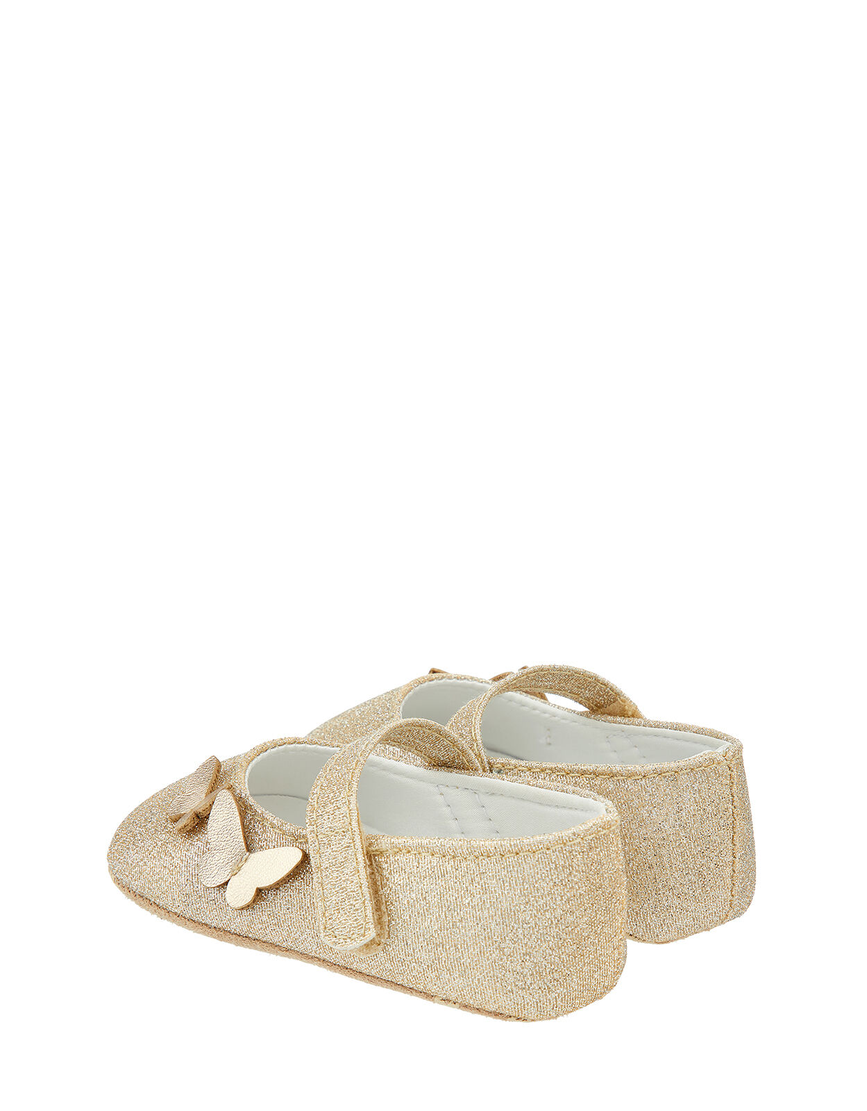 baby gold booties