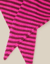Safi Stripe Triangle Scarf, , large