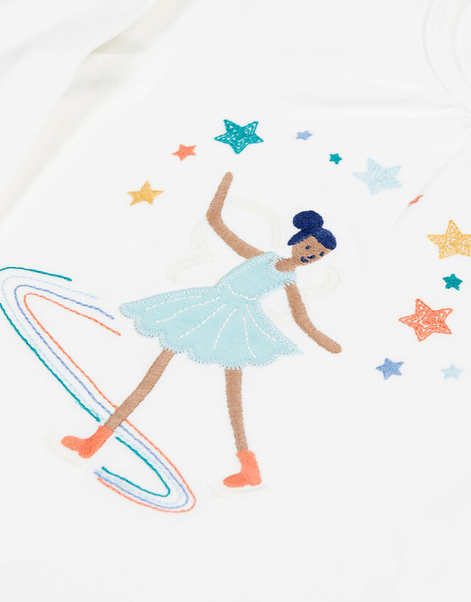 Frugi Enchanted Forest Pyjama Set, White (WHITE), large