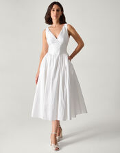 Colette Midi Wedding Dress, Ivory (IVORY), large