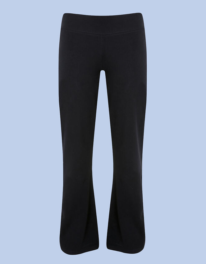 M Life Lotus Yoga Pants, Black (BLACK), large
