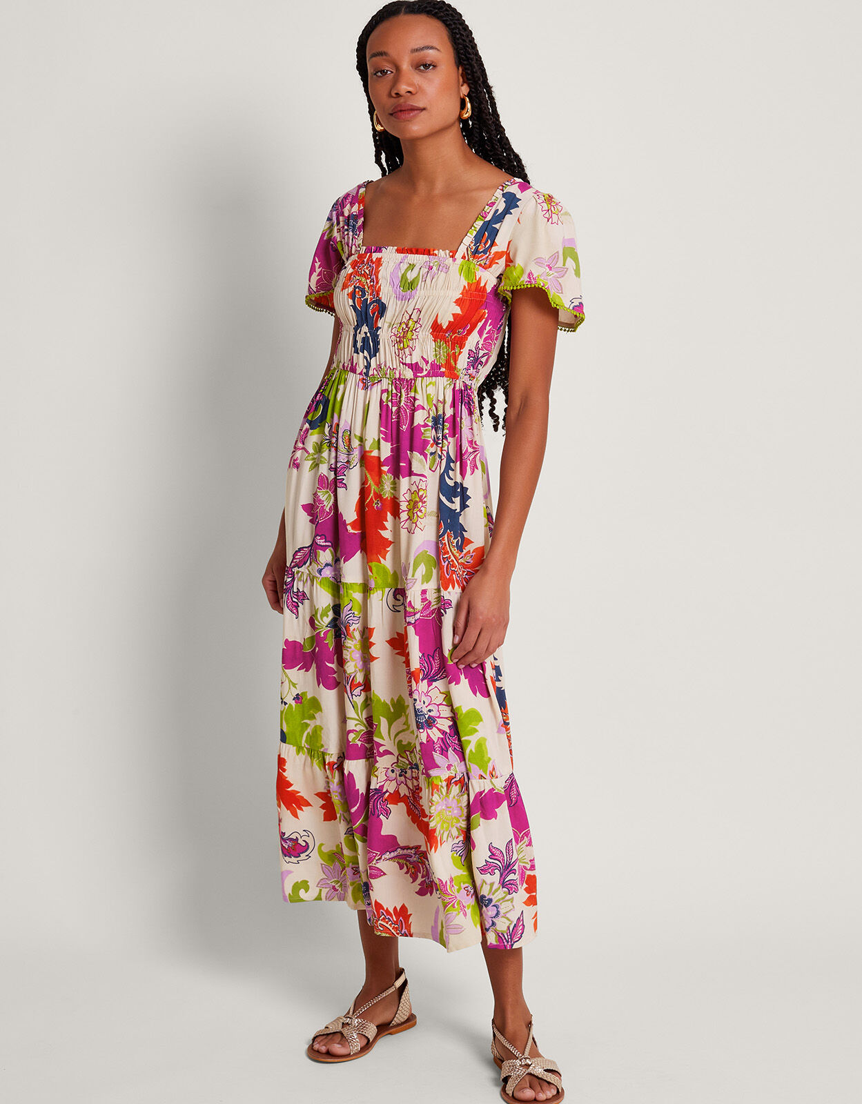 Monsoon cotton deals summer dresses