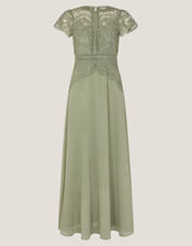 Monica Lace Bridesmaid Dress, Green (PALE GREEN), large