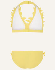 3D Flower Bikini Set, Yellow (YELLOW), large