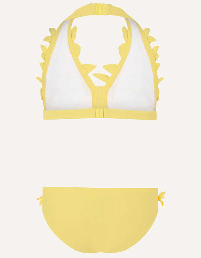 3D Flower Bikini Set, Yellow (YELLOW), large