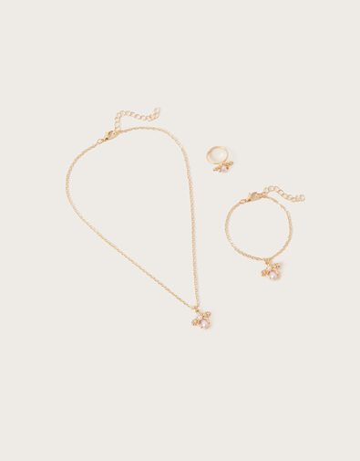 Bumble Bee and Pearl Jewellery Set	, , large