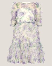 Hydrangea Ruffle Party Dress, Multi (MULTI), large