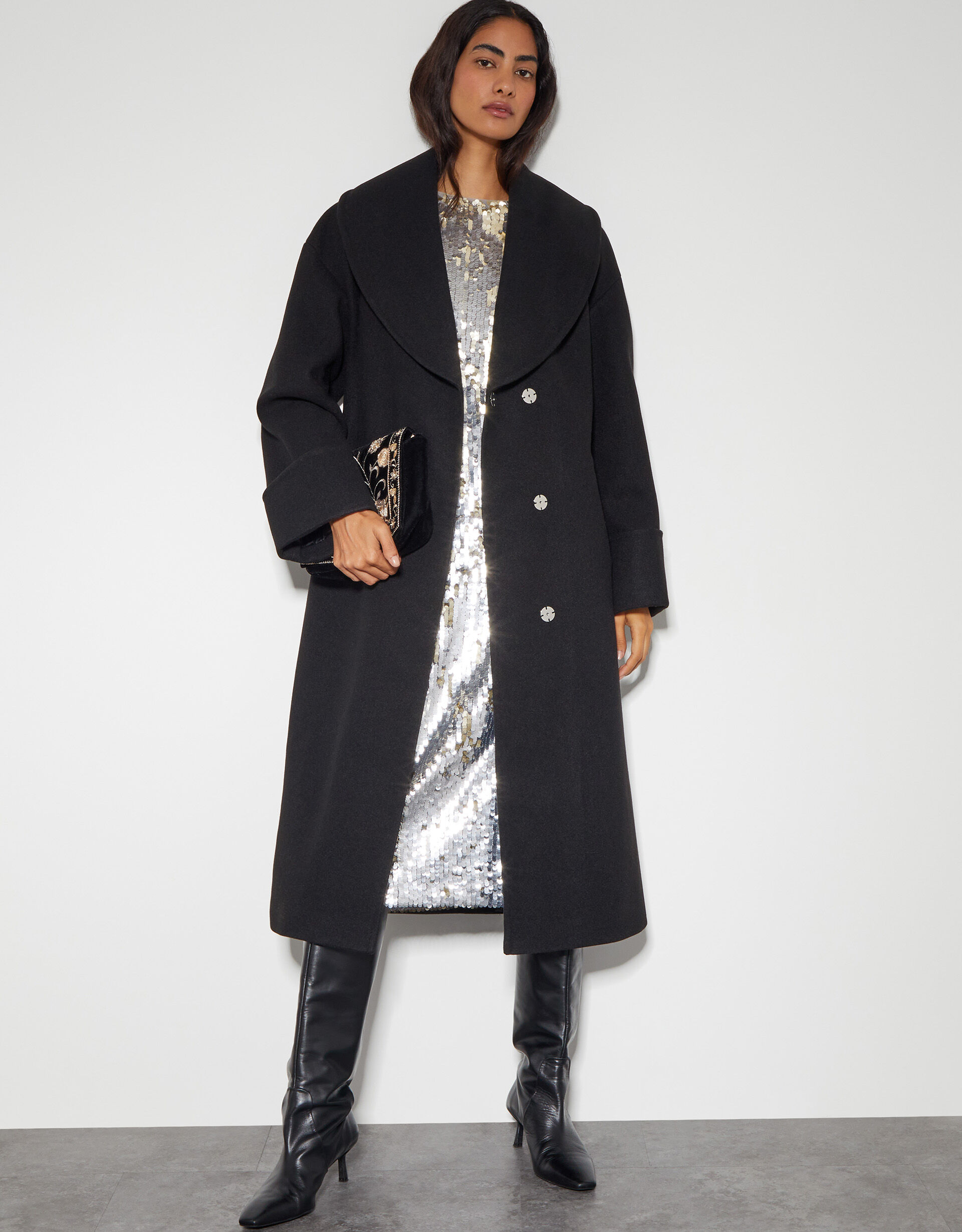 Monsoon sparkly dress clearance