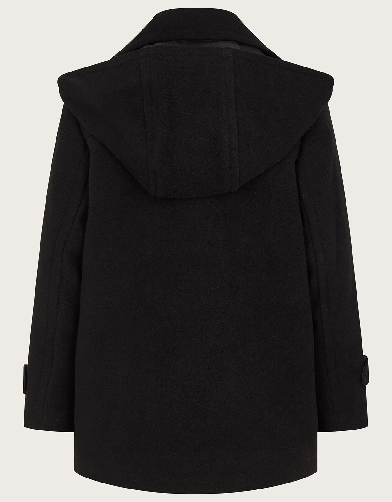 Double breasted best sale peacoat with hood