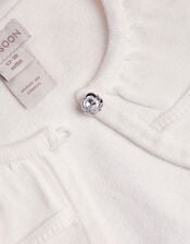 Baby Oversized Collar Cardigan, Ivory (IVORY), large