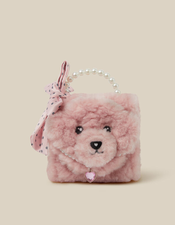 Fluffy Poodle Bow Bag, , large
