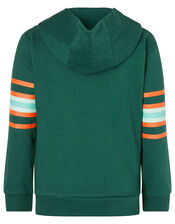 Animal Print Hoody, Green (GREEN), large