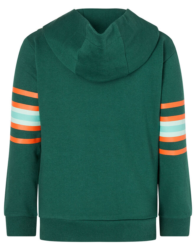 Animal Print Hoody, Green (GREEN), large