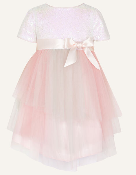 Baby Prairie Sequin Rainbow Dress Pink, Pink (PINK), large