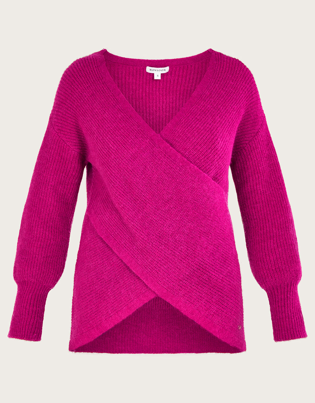 Pippa Wrap Jumper Pink