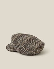 Myla Check Baker Boy Hat, , large